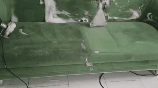 شستشوی مبل سبز توسط مبل شویی رحیمی